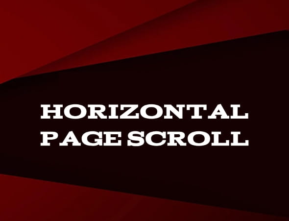 Horizontal Page Scroll